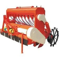 Heavy Duty Tractor Operated 10 Tyne Happy Seeder